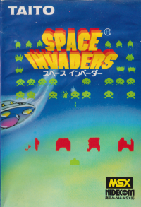 Space Invader JP MSX JP box art
